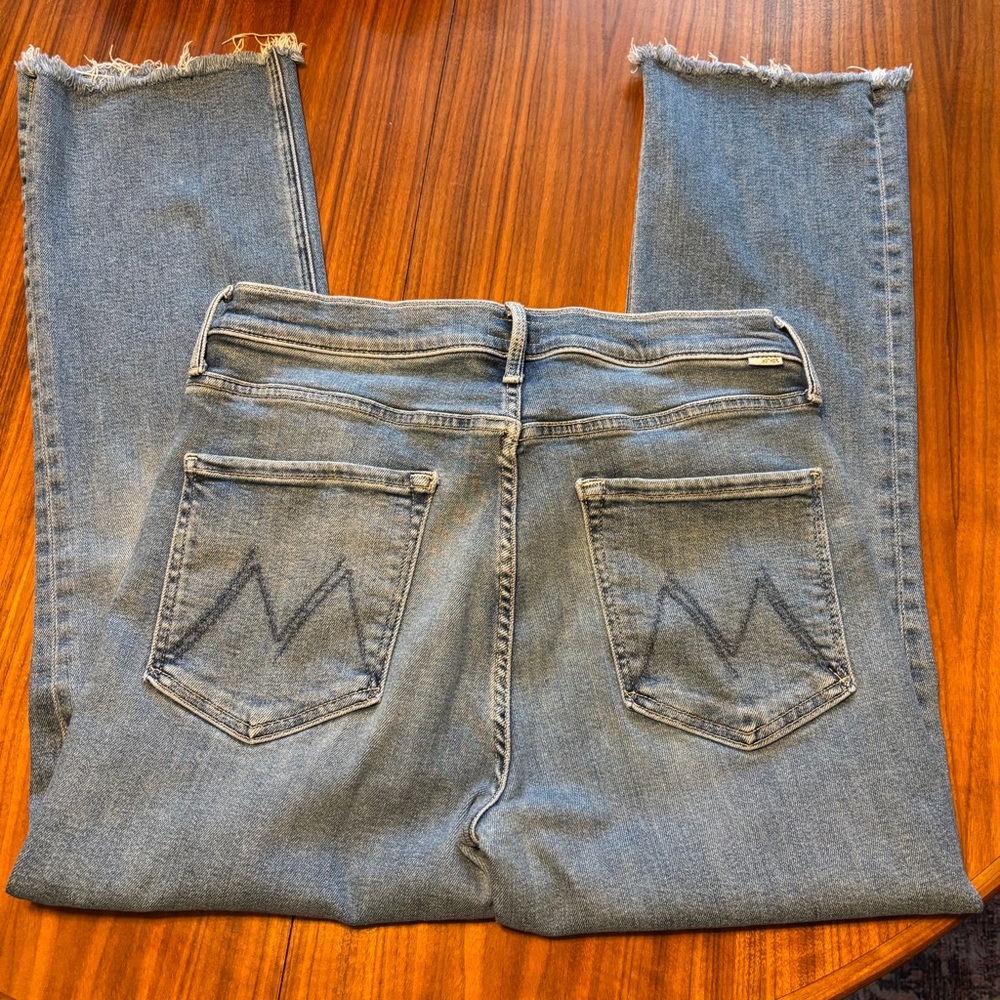 MOTHER Blue Ankle & Cropped Jeans